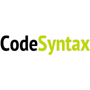 Logotipo CodeSyntax Logotipo CodeSyntax